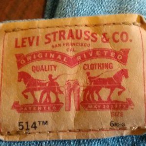 LEVI'S 514 STRAIGHT LEG JEANS